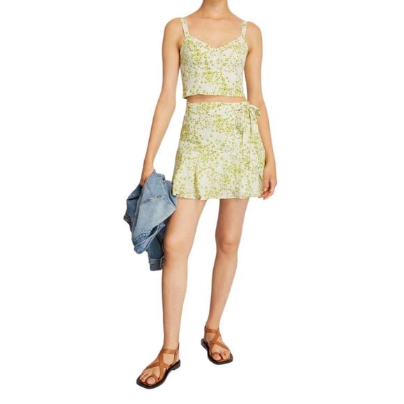NWT! All Saints Frida Floral Bloomcore Amanzi Printed Skirt - Size 12 - Picture 1 of 16
